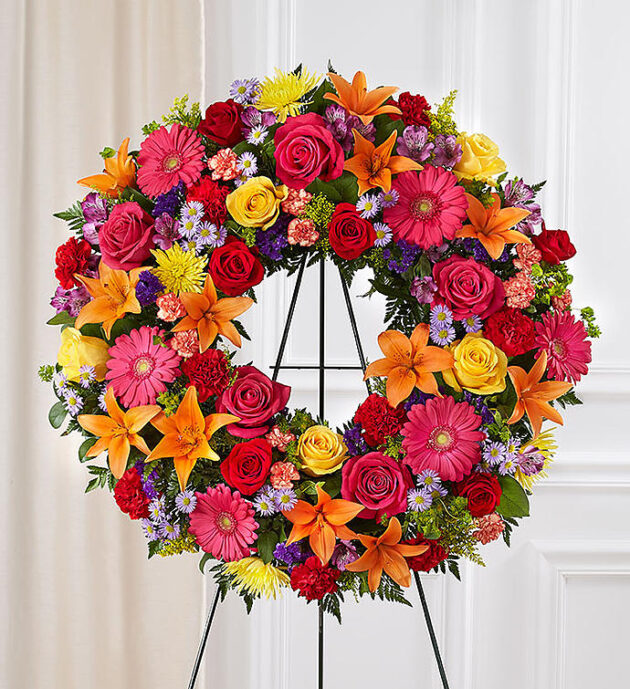 Cherished Garden Wreath (May need 24/48hr notice)
