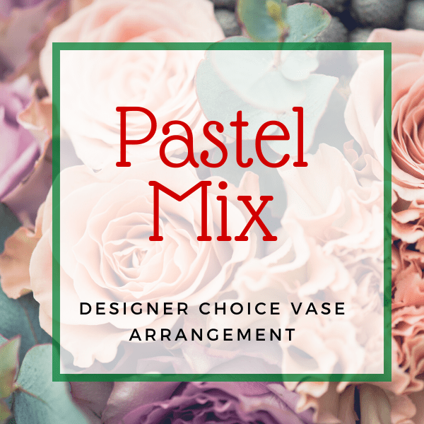 Pastel Mixed Vase Arrangement