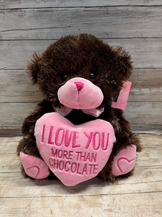 I Love you More Than Chocolate Teddy Bear image 0
