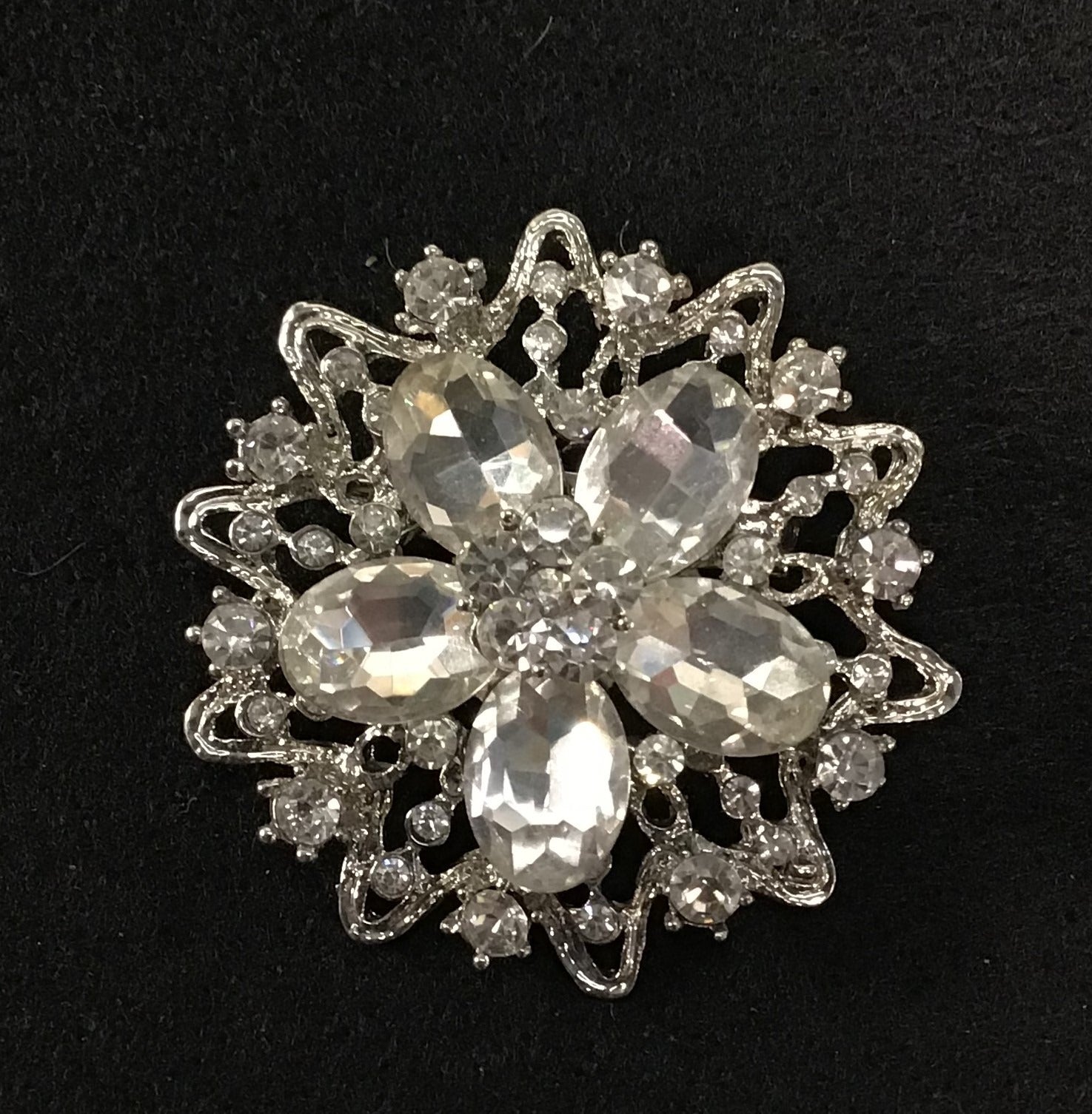 Add Broach Crystal To Hand-Tied For Prom