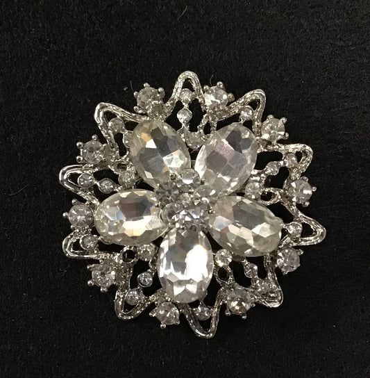 Add Broach Crystal To Hand-Tied For Prom image 0