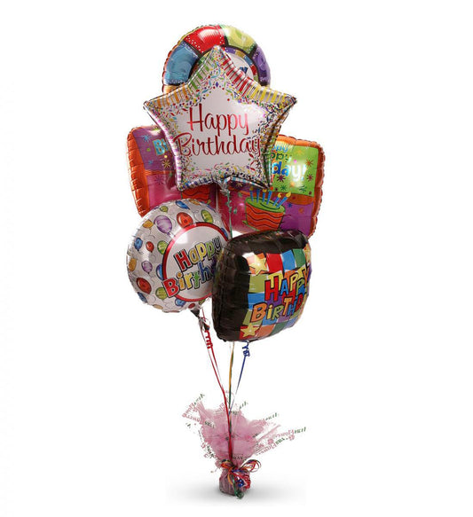 Send Six Birthday Balloon Bouquet image 0