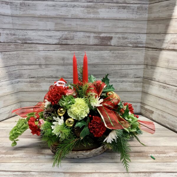 Crimson Winter Centerpiece