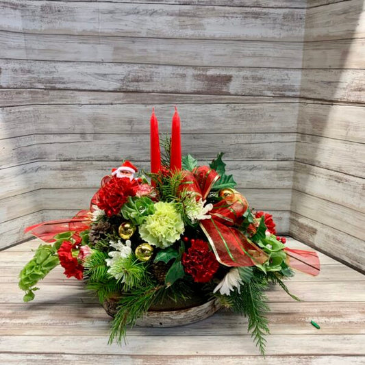 Crimson Winter Centerpiece