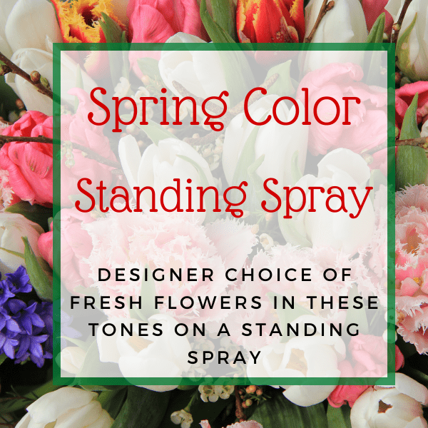 Spring Color Standing Spray - Deluxe image